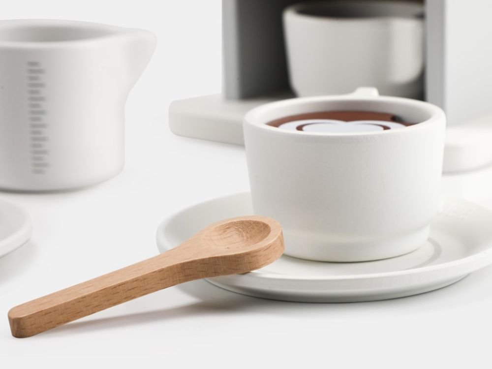 Houten Kinderkoffiezetapparaat | Speelgoed Koffiemachine | Met Accessoires - Baby Doo