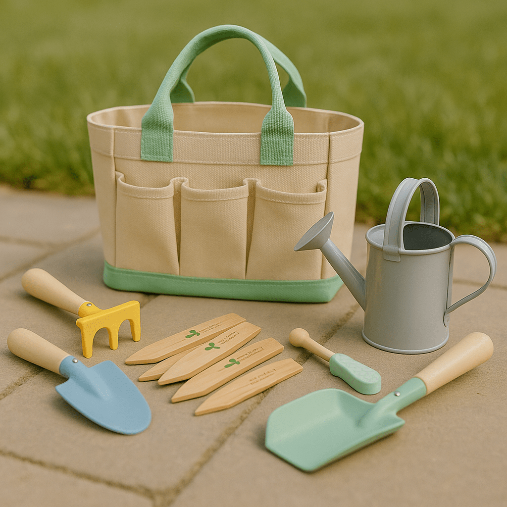 Houten Tuinierset Kind | Buitenspeelgoed | Speelgoed voor in de Tuin - Baby Doo