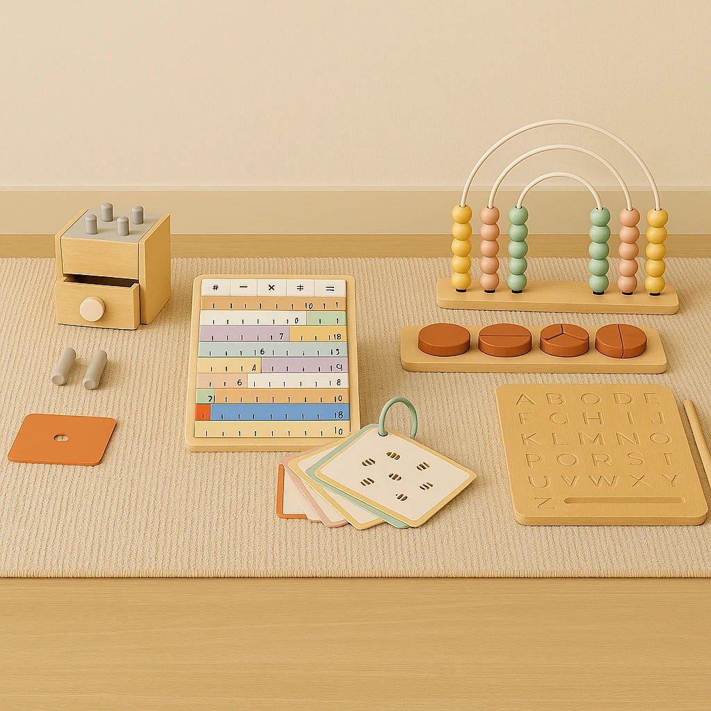 Montessori Set | Educatief Houten Speelgoed | Vanaf 2 Jaar - Baby Doo