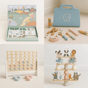 Sinterklaas Cadeauset 3 - 5 jaar | 2+2 Gratis Speelgoedsets | Met Houten Tandartsset - Baby Doo