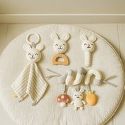 4‑in‑1 Kraamcadeau Set | Konijnen Variant | Origineel & Zacht Babycadeau