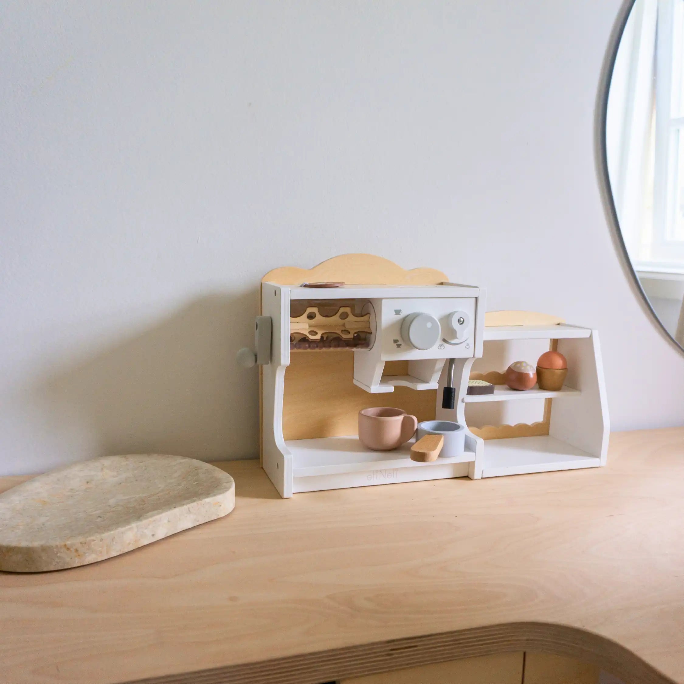 Houten Koffiehoek Speelgoed | Koffieset voor Kinderen | Met Accessoires