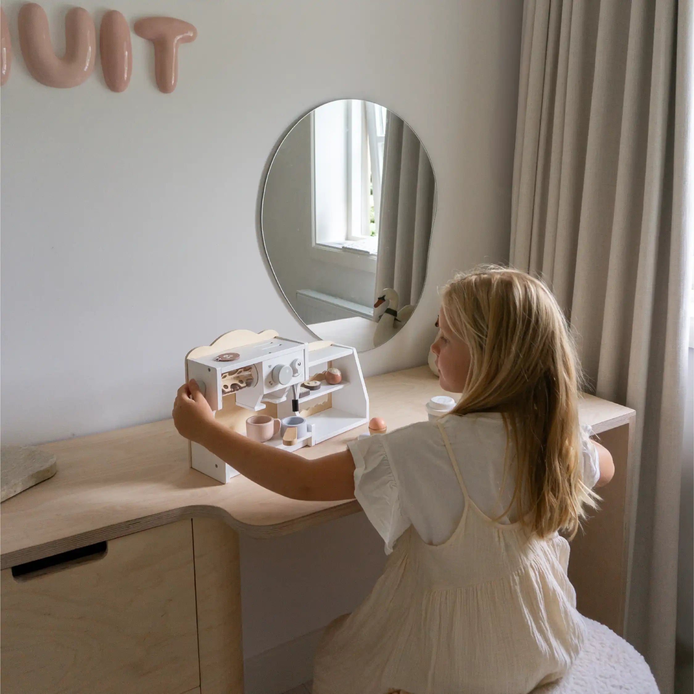 Houten Koffiehoek Speelgoed | Koffieset voor Kinderen | Met Accessoires