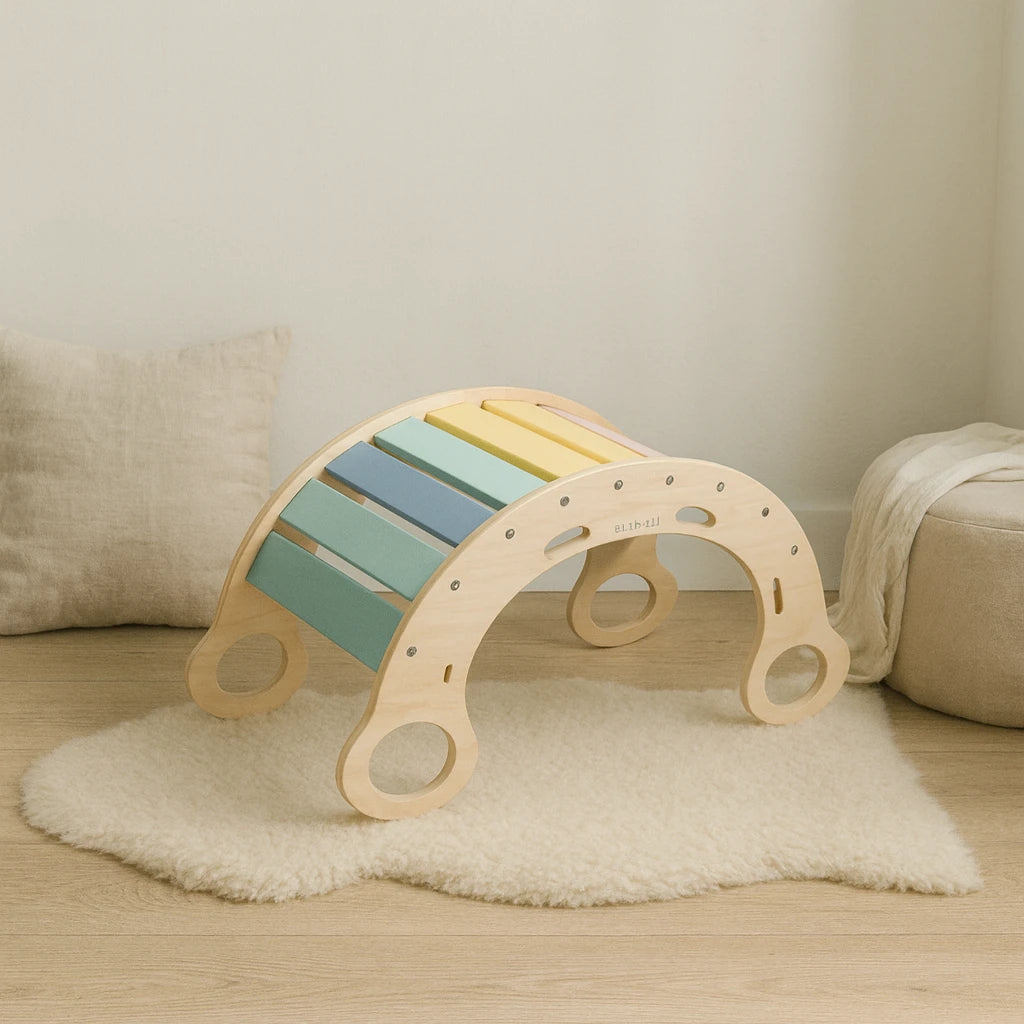 Houten Klimboog | Montessori Klimboog voor Peuters | De Wibbi