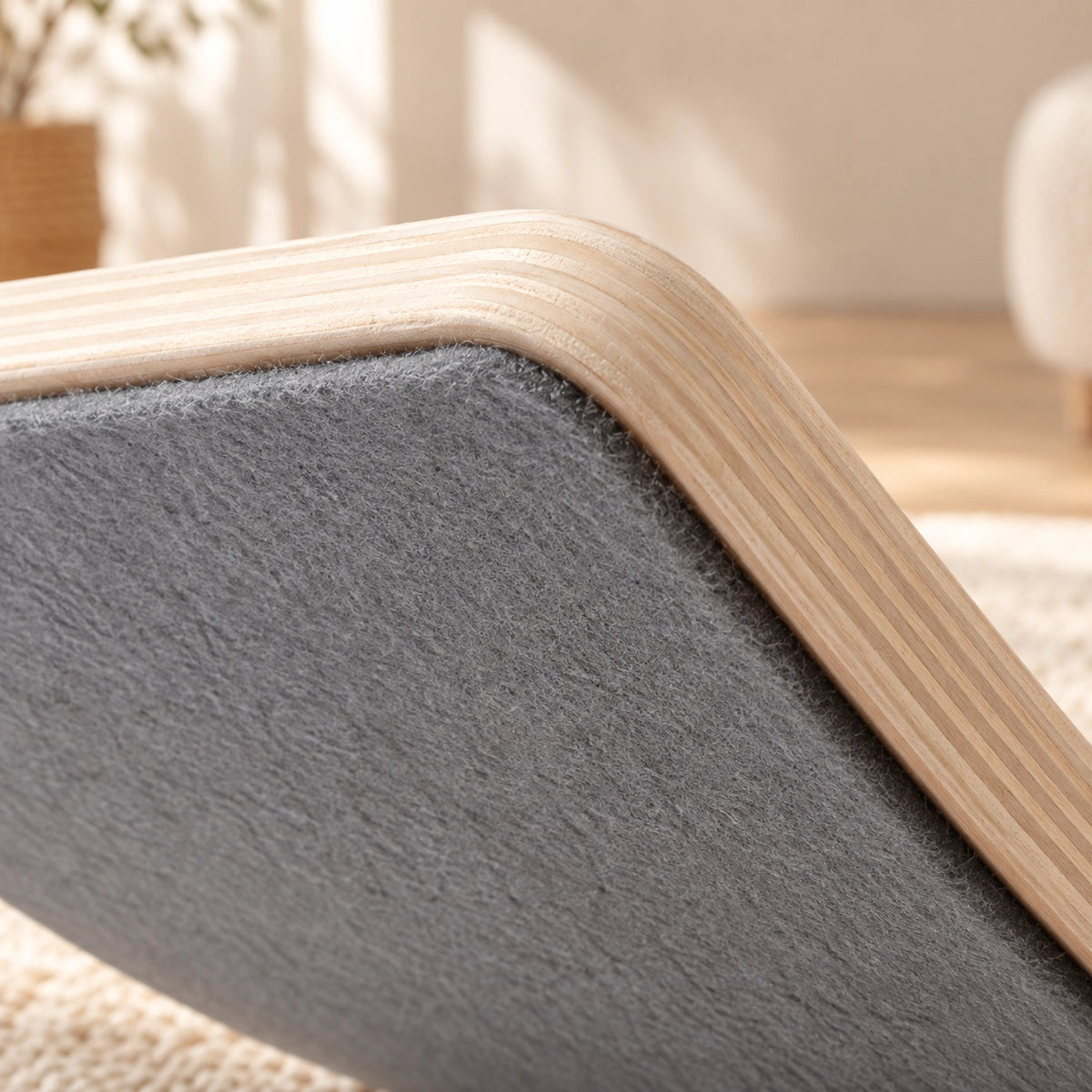 Balance Board | Houten Balansbord met Zachte Onderlaag | Wiebelplank