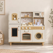 Houten Speelgoedkeuken | Met Geluid, Licht & Accessoires | Uitgebreide Speelkeuken