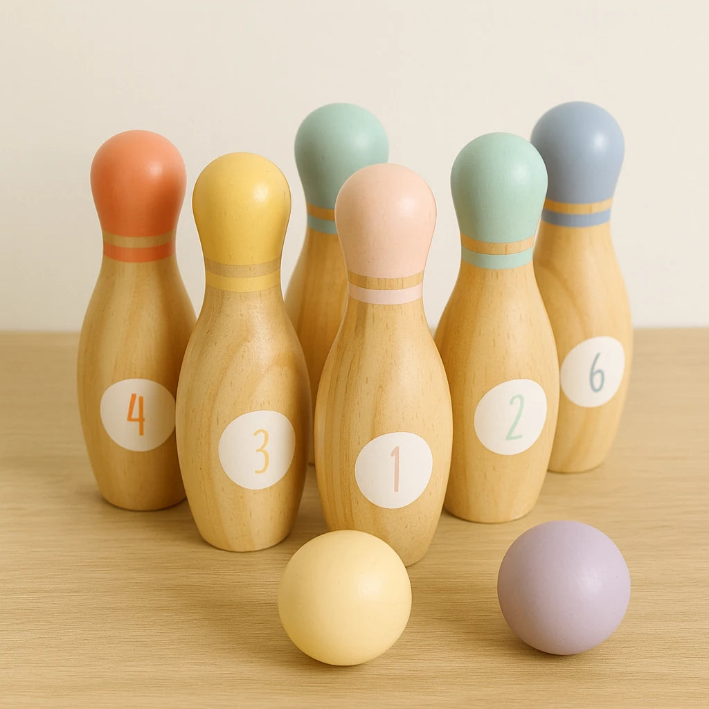 Houten Bowlingset | Bowling Set Hout | Buitenspeelgoed
