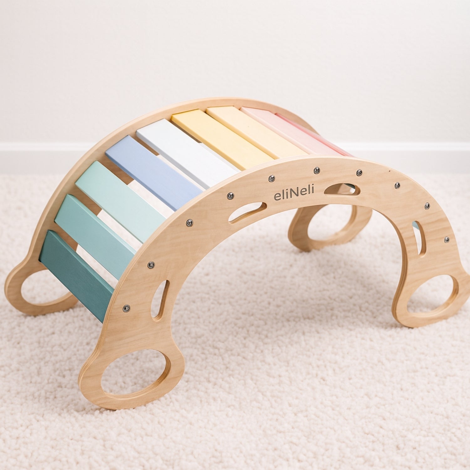 Houten Klimboog | Montessori Klimboog voor Peuters | De Wibbi