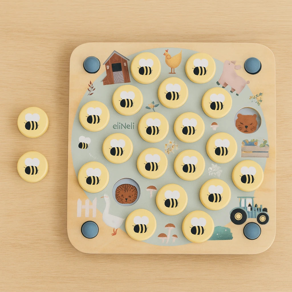 Houten Memory Spel | Educatief Geheugenspel voor Kinderen