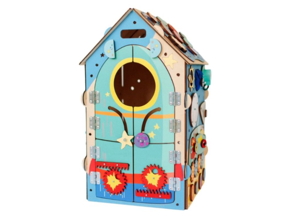 Houten Montessori Activiteitenhuis | Montessori Speelgoed | Educatief Speelgoed voor Motoriek & Vaardigheden