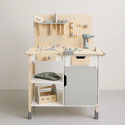 Houten Speelgoed Werkbank | Complete Kinderwerkbank met Gereedschap