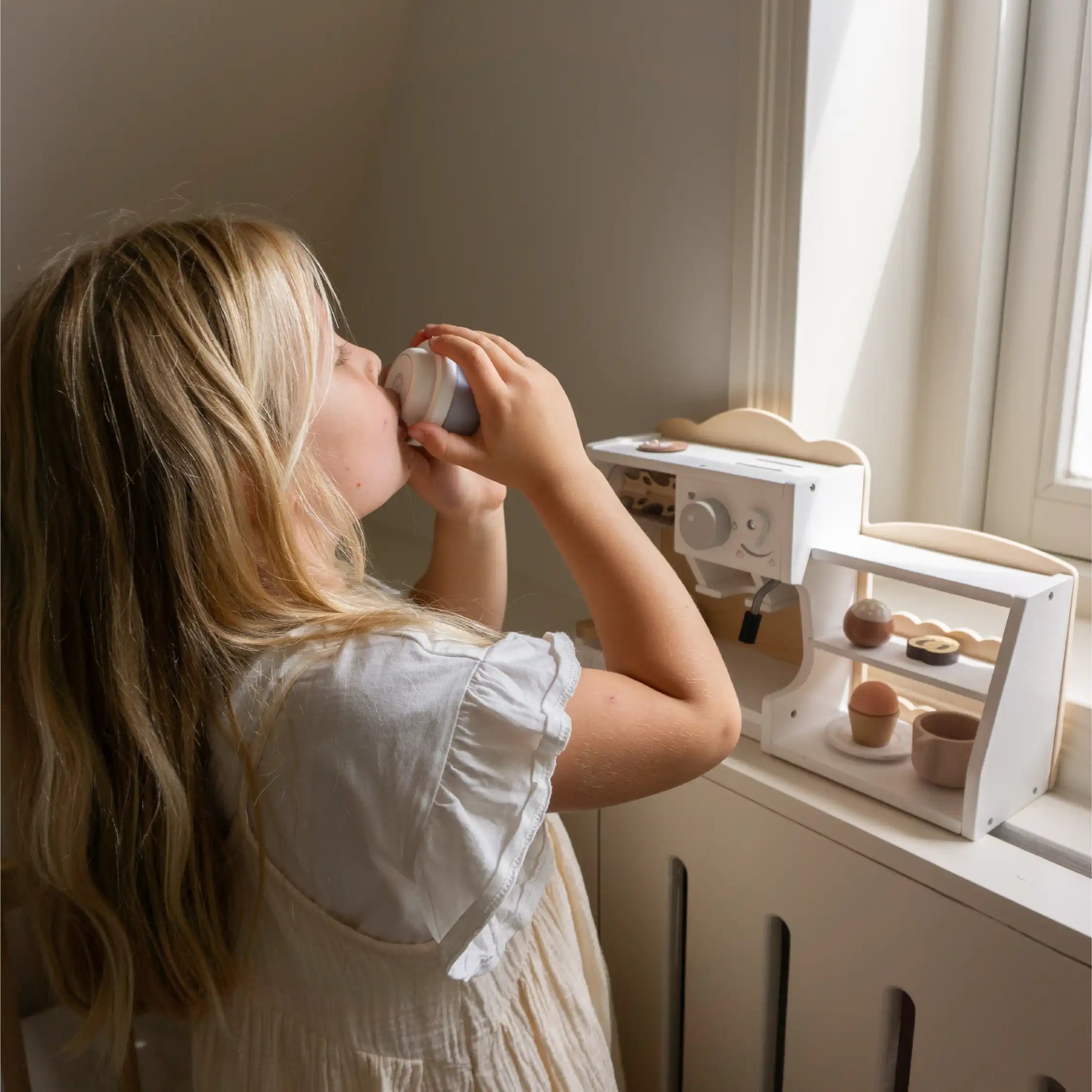 Houten Koffiehoek Speelgoed | Koffieset voor Kinderen | Met Accessoires