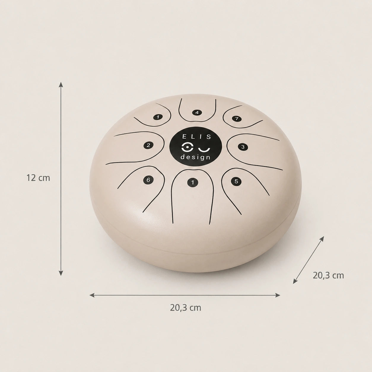 Tongue Drum voor Kinderen met 8 Tonen en Draagtas