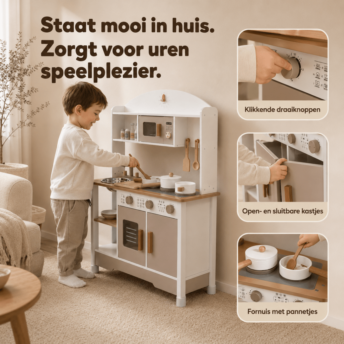 Baby Doo Essentials Speelgoedkeuken - Baby Doo