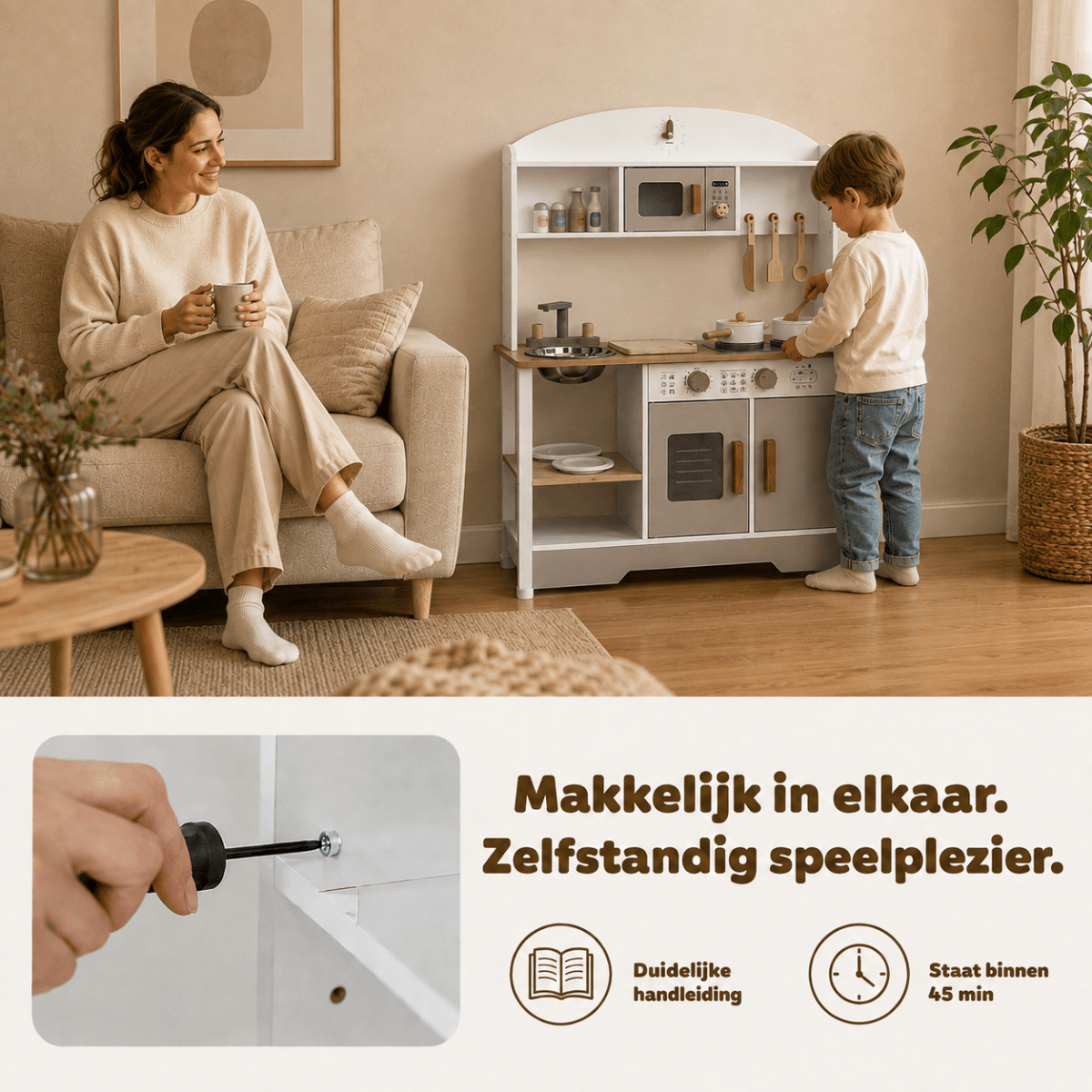 Baby Doo Essentials Speelgoedkeuken - Baby Doo