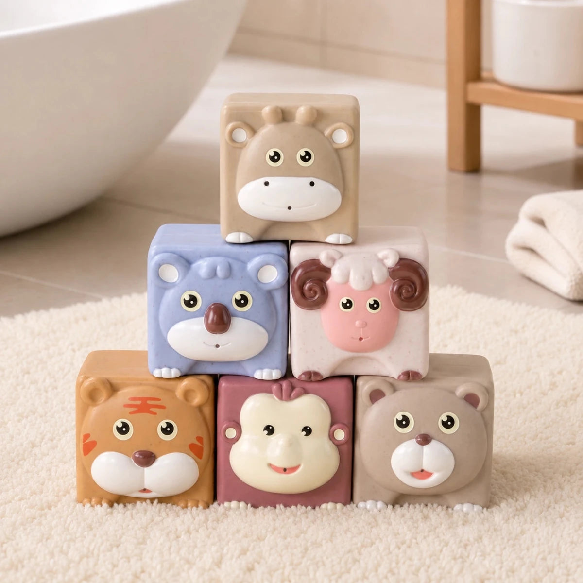 Badspeelgoed Set met Dieren 18-delig vanaf 6 Maanden - Baby Doo