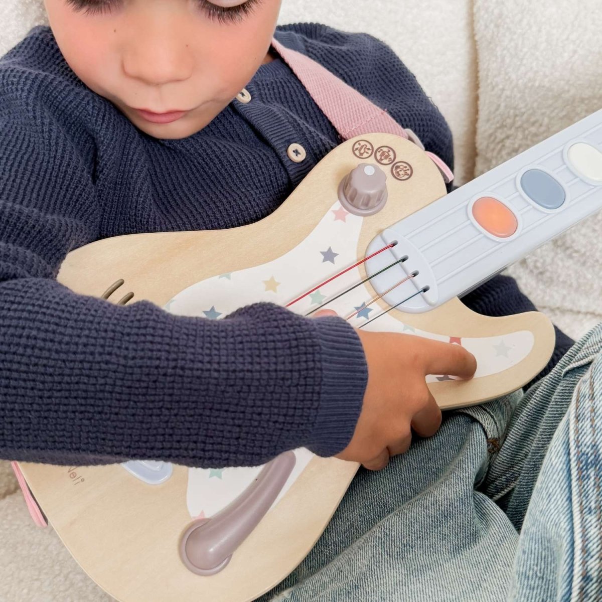 Elektrische Gitaar Kind | Muziek Speelgoed Instrument | Voor Peuters - Baby Doo
