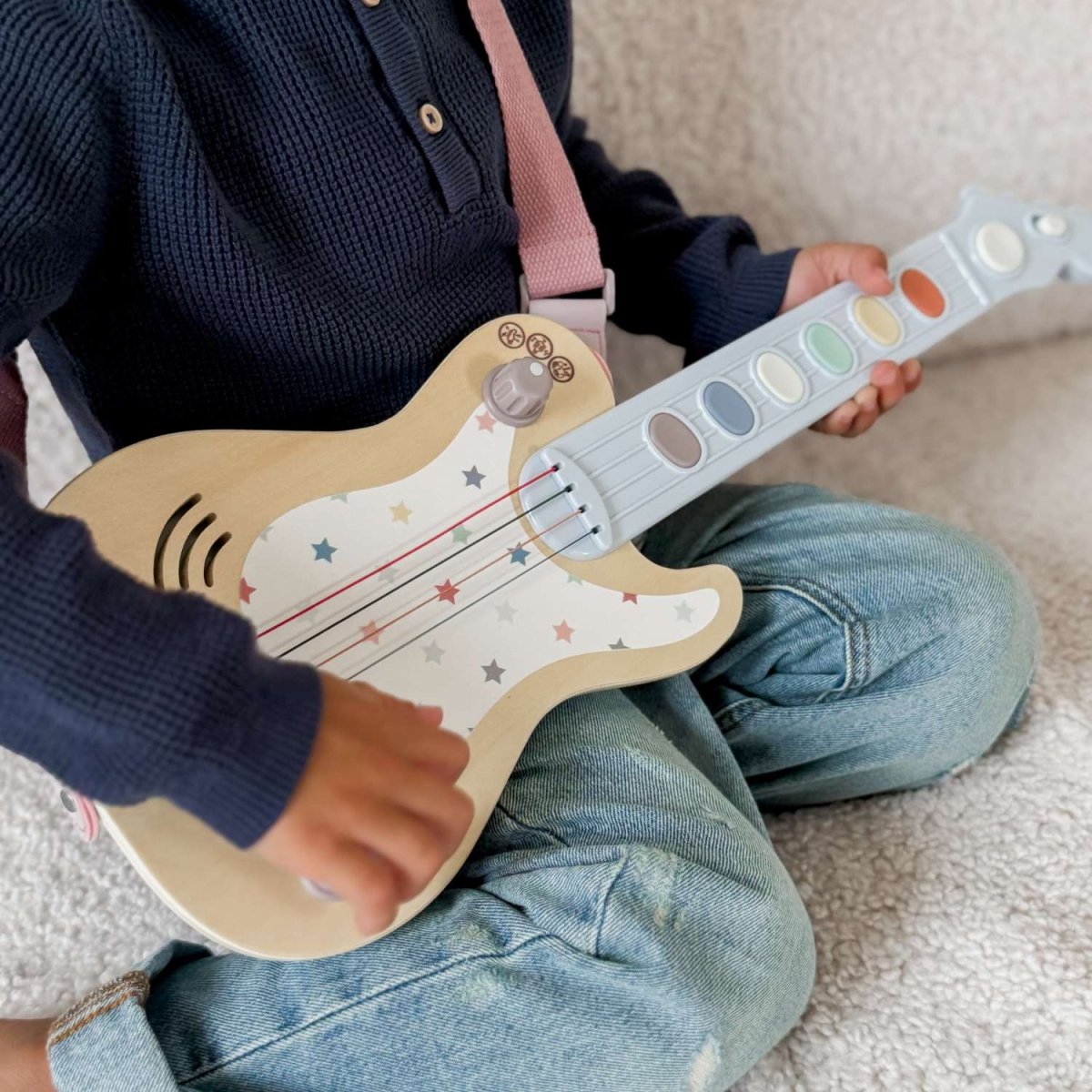 Elektrische Gitaar Kind | Muziek Speelgoed Instrument | Voor Peuters - Baby Doo