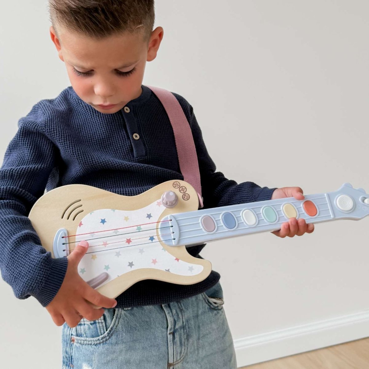 Elektrische Gitaar Kind | Muziek Speelgoed Instrument | Voor Peuters - Baby Doo