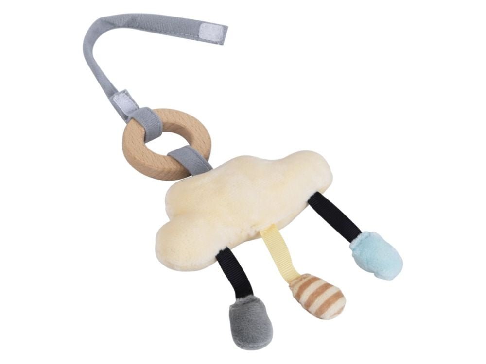 Houten Baby Gym | Stijlvol Kraamcadeau | Inclusief 3 Hangspeeltjes - Baby Doo