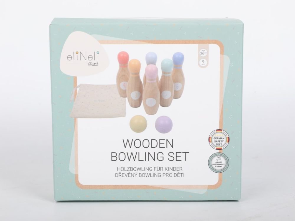 Houten Bowlingset | Bowling Set Hout | Buitenspeelgoed - Baby Doo