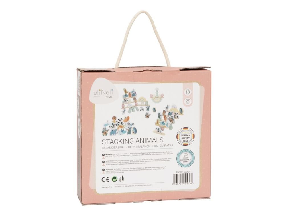 Houten Dieren Balans Spel | Balansspeelgoed Peuter Montessori - Baby Doo