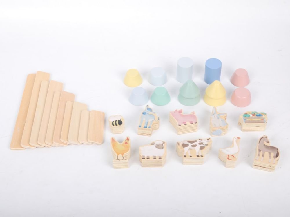 Houten Dieren Balans Spel | Stapelspeelgoed & Evenwichtsspel - Baby Doo