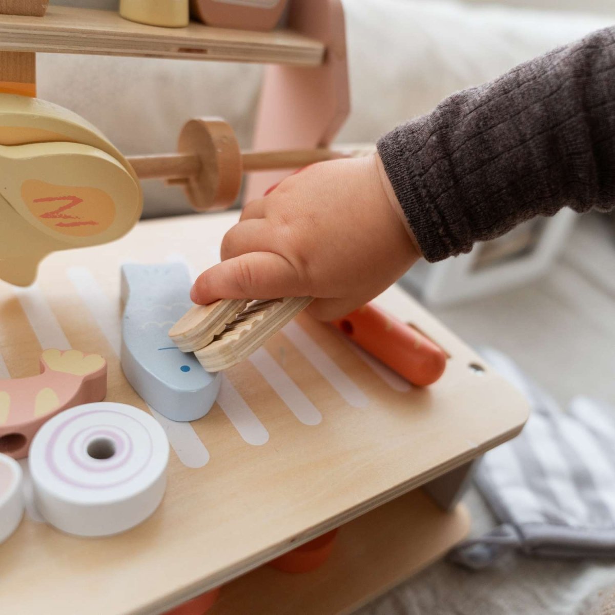 Houten Grillset Kind | Speelgoed Keuken Accessoires | Speelkeuken BBQ - Baby Doo