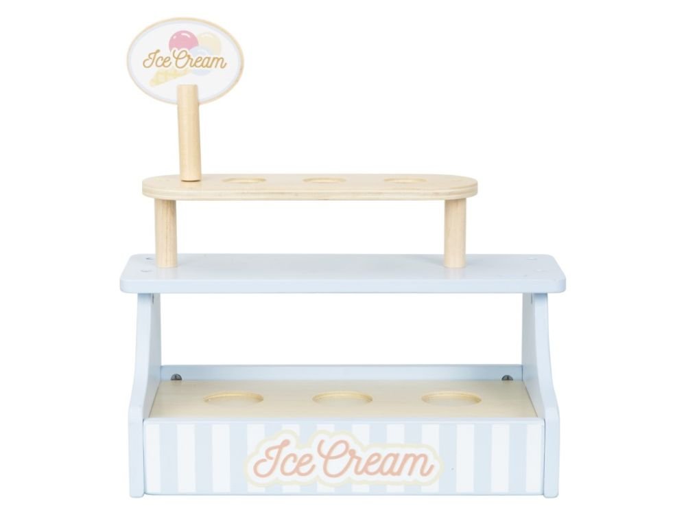 Houten ijswinkel voor Kinderen | Speelgoed IJskraam | Met IJsjes & Accessoires - Baby Doo