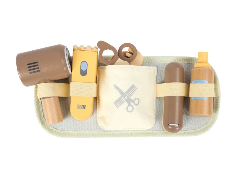 Houten Kappersset Kind | Rollenspel Speelgoed Kapper | Met Accessoires - Baby Doo
