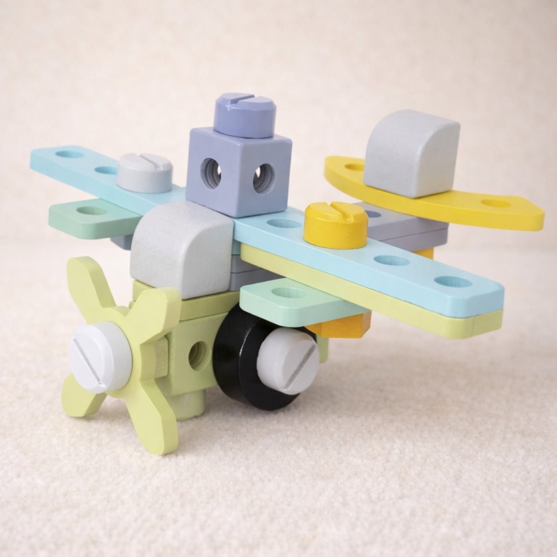 Houten Kinderwerkbank met Gereedschap | Speelgoed Werkbank vanaf 3 Jaar met Compressor & 73 Accessoires - Baby Doo