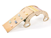 Houten Klimboog Speelset 6‑in‑1 | Inclusief Glijplank & Stoeltje | De Wibbi - Baby Doo