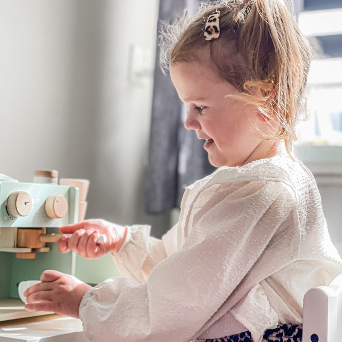 Houten Koffiehoek | Speelgoed | Inclusief Accesoires - Baby Doo