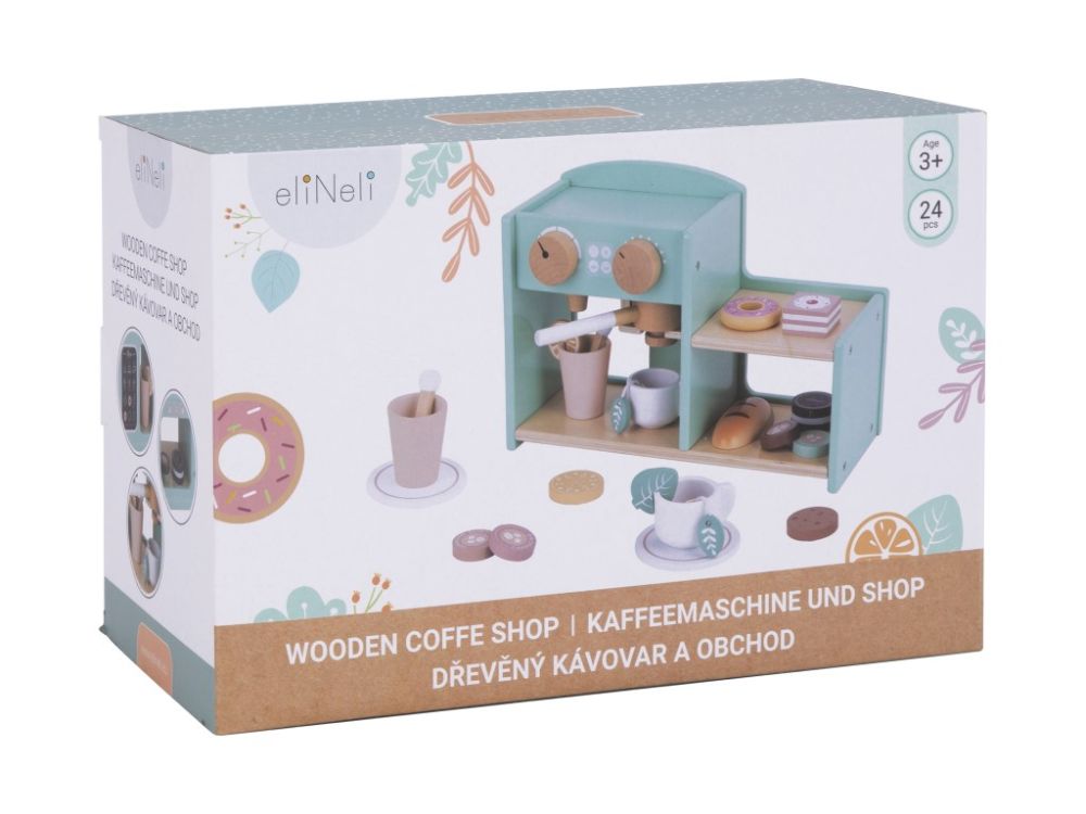 Houten Koffiehoek | Speelgoed | Inclusief Accesoires - Baby Doo