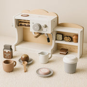 Houten Koffiehoek Speelgoed | Koffieset voor Kinderen | Met Accessoires - Baby Doo