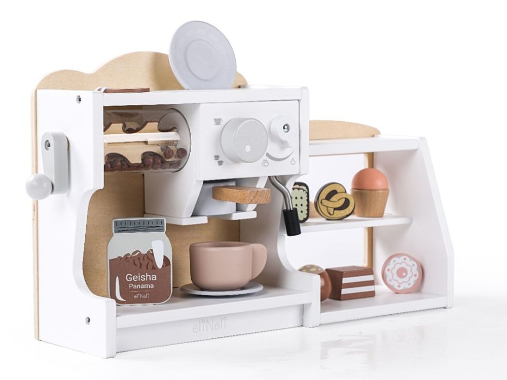 Houten Koffiehoek Speelgoed | Koffieset voor Kinderen | Met Accessoires - Baby Doo