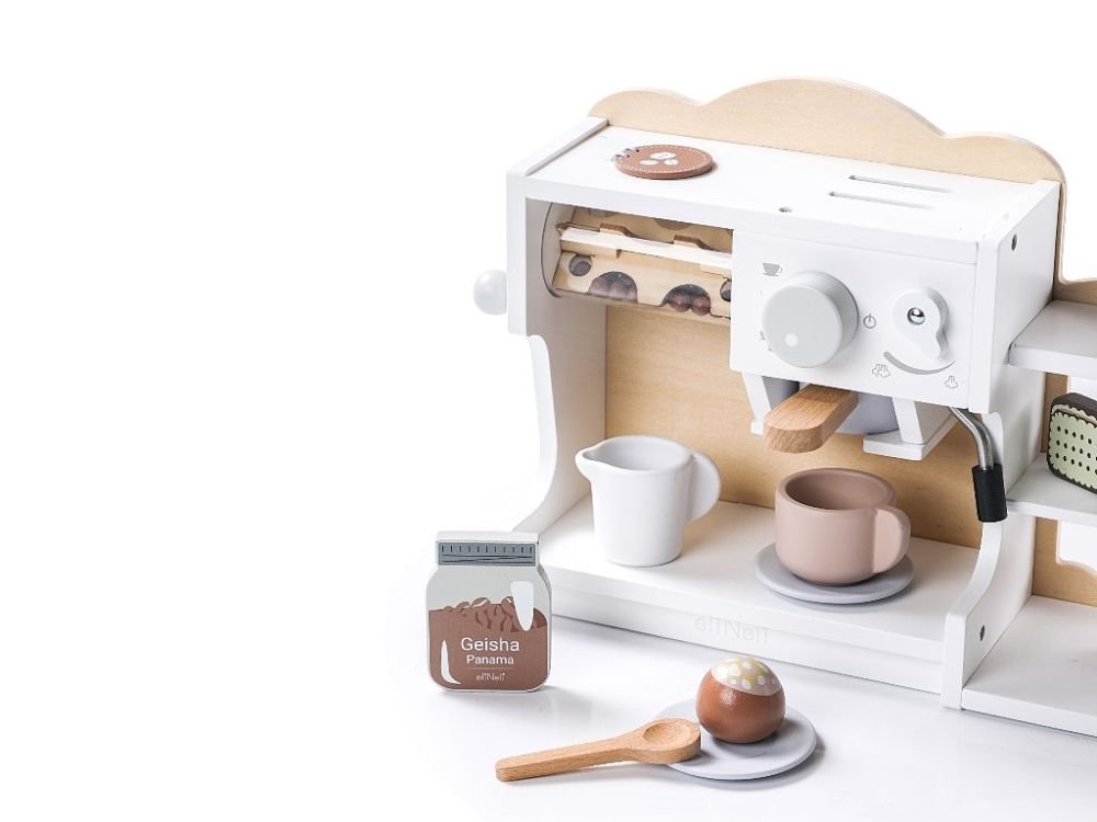 Houten Koffiehoek Speelgoed | Koffieset voor Kinderen | Met Accessoires - Baby Doo