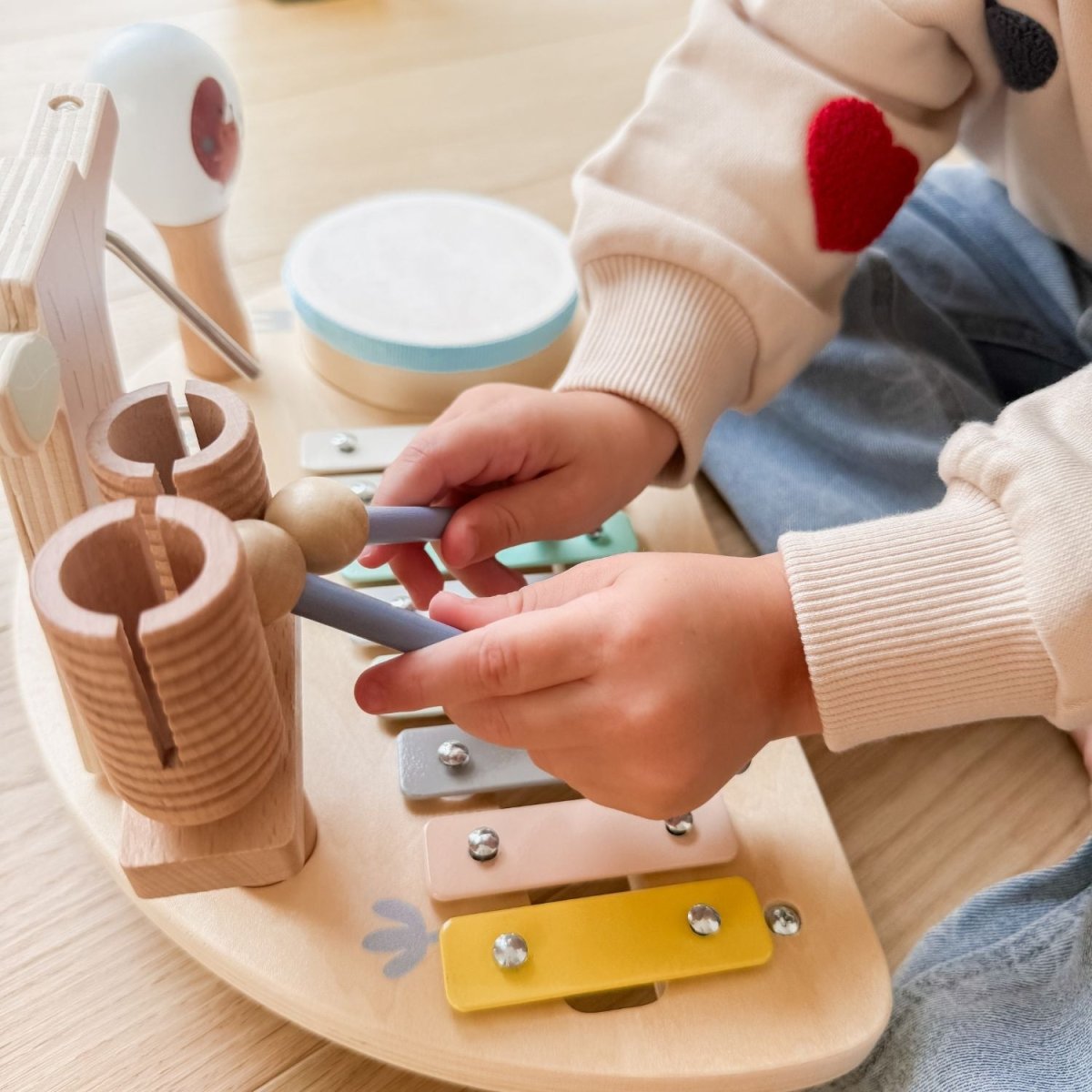 Houten Muziekinstrument | Muziektafel Bos Editie | Peuter - Baby Doo