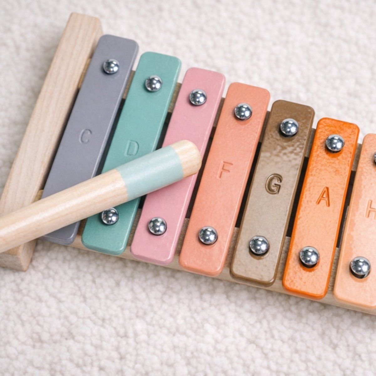 Houten Muziekset Kinderen | 4 Muziekinstrumenten | Muziekspeelgoed Peuter Vanaf 1 Jaar - Baby Doo