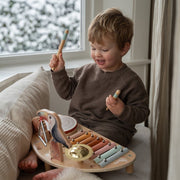 Houten Muziektafel | 5in1 Speelgoed Muziekinstrument | Vanaf 1 Jaar - Baby Doo