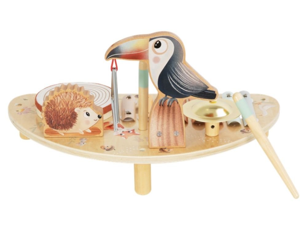 Houten Muziektafel | 5in1 Speelgoed Muziekinstrument | Vanaf 1 Jaar - Baby Doo