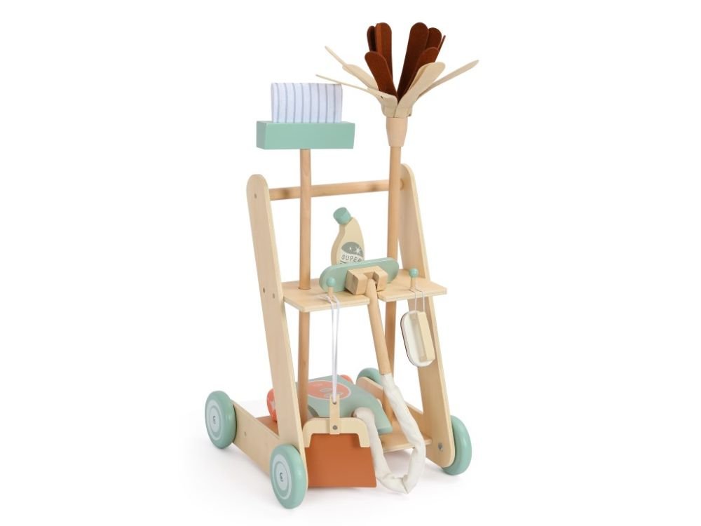 Houten Schoonmaakset Kind | Schoonmaak Speelgoed | Montessori Huishouden - Baby Doo