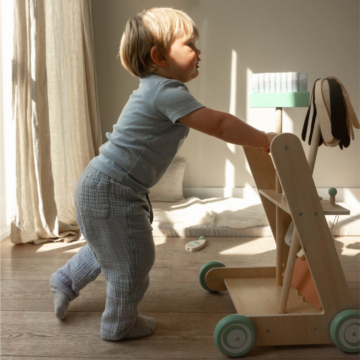 Houten Schoonmaakset Kind | Schoonmaak Speelgoed | Montessori Huishouden - Baby Doo