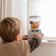 Houten Smoothie Blender Speelset | Met Accessoires & Snijfruit | Montessori Keukenspeelgoed - Baby Doo