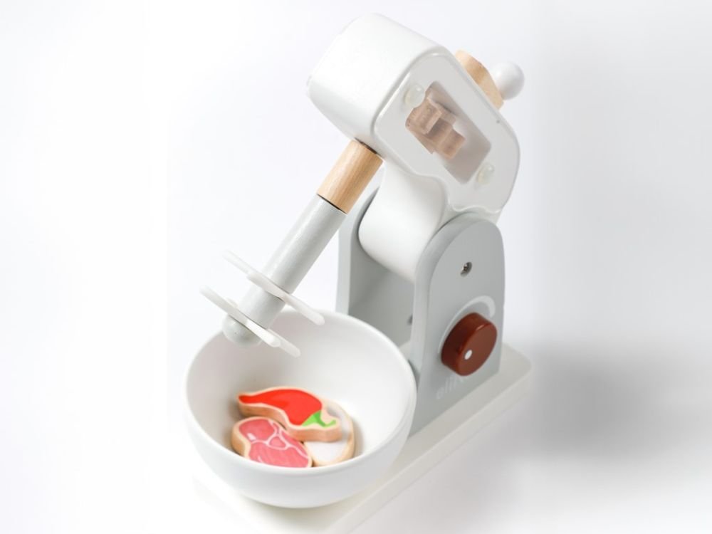Houten Speelgoed Keukenmixer | Accesoires voor speelkeuken - Baby Doo