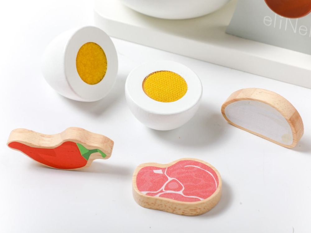 Houten Speelgoed Keukenmixer | Accesoires voor speelkeuken - Baby Doo