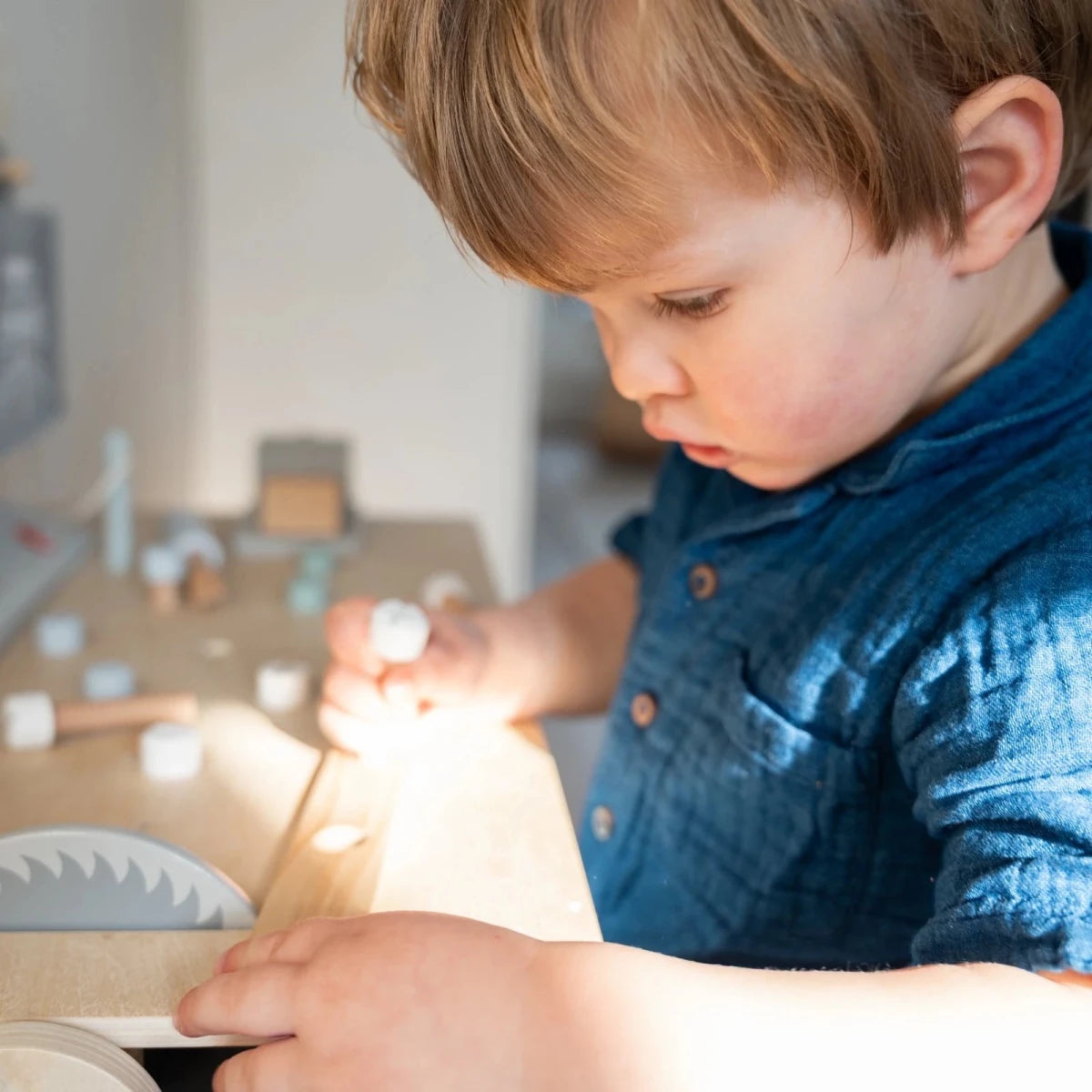 Houten Speelgoed Werkbank XXL met 73 Accessoires | Kinderwerkbank met Speelgoed Gereedschap vanaf 3 Jaar - Baby Doo