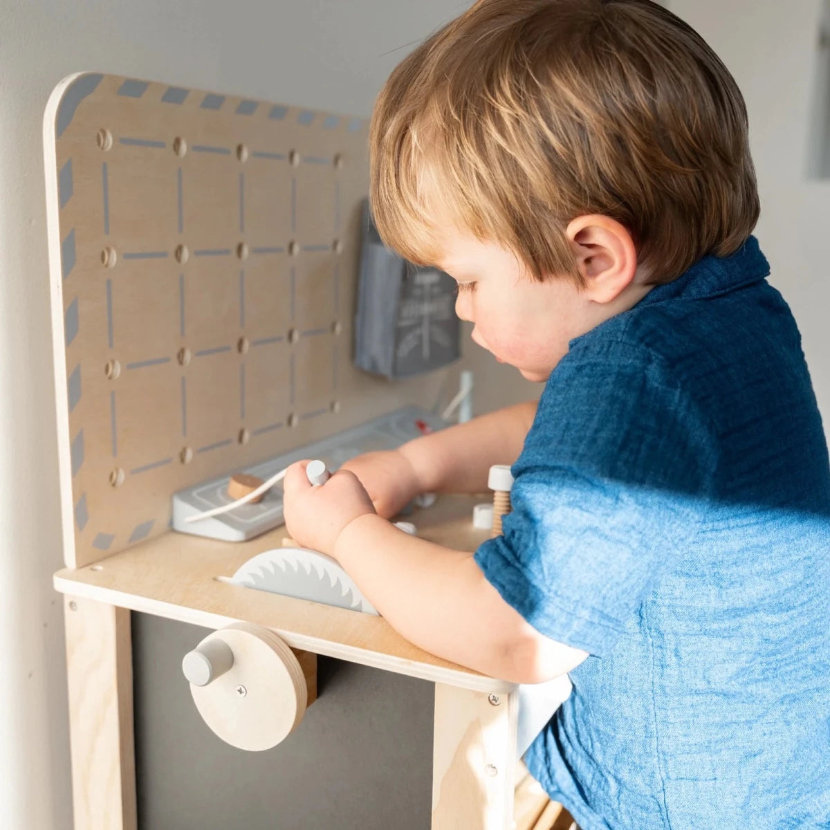 Houten Speelgoed Werkbank XXL met 73 Accessoires | Kinderwerkbank met Speelgoed Gereedschap vanaf 3 Jaar - Baby Doo