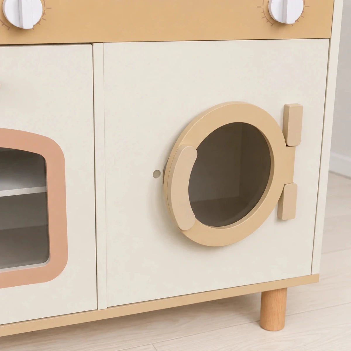 Houten Speelgoedkeuken | Met Geluid, Licht & Accessoires | Uitgebreide Speelkeuken - Baby Doo