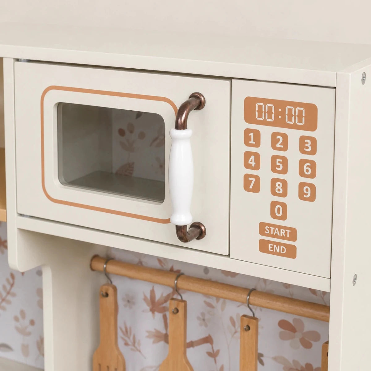 Houten Speelgoedkeuken | Met Geluid, Licht & Accessoires | Uitgebreide Speelkeuken - Baby Doo